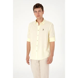 U.s. Polo Assn. Erkek Limon Gömlek Basic 50297868-VR035