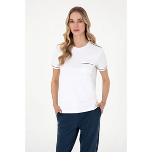 U.s. Polo Assn. Kadın Beyaz Tişört 50312942-VR013