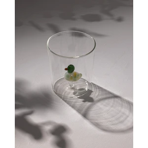 Violet Borosilikat Cam Bardak - Yeşil - 350 ml