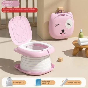 Cici Bears Cicibears Çocuk Katlanır Tuvalet - Beyaz (Yurt Dışından)