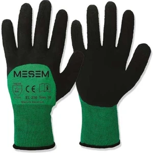 MEŞEM EL250 YEŞİL-SİYAH SOFT LATEX ELDİVEN 3/4