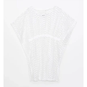 Ekru Dantel Kız Çocuk Pareo