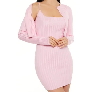 Mini Triko Elbise & Hırka Takım