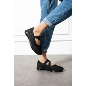 Bb-1 Kadın Günlük Fileli Lastikli Babet Yazlık Kadın Ayakkabı