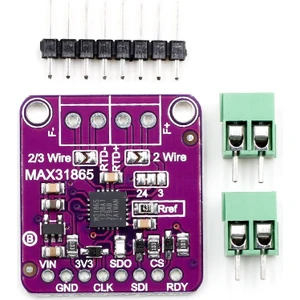 MAX31865 Thermocouple Modül ve 1 Metre PT100 Sensör Rtd Sıcaklık Isı Sensör Okuyucu Kazan Termostat