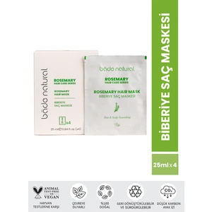 Bade Natural Biberiye Saç Maskesi 4x25 ml
