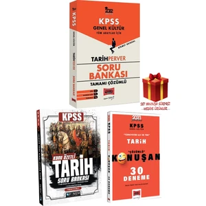 Yargı Yayınevi KPSS Tarih Soru Bankası+Panem Tarih Deneme+Tarih Soru Bankası