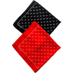 100% Pamuklu Çapa Desenli Bandana Kare Pamuklu Kumaş