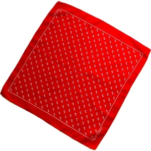 100% Pamuklu Çapa Desenli Bandana Kare Pamuklu Kumaş