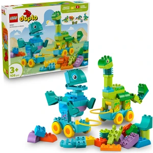 LEGO® Duplo® Kasabası 3’ü 1 Arada Tekerlekli Dinozorlar 10451 - 3 Yaş ve Üzeri Çocuklar Için Eğitici Oyuncak Yapım Seti (108 Pr)