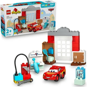 LEGO® Duplo® │ Disney ve Pixar Arabalar Mcqueen’in Doc’un Garajını Ziyareti 10456 - 2+ Çocuklar Için Oyuncak Yapım Seti (35 Pr)