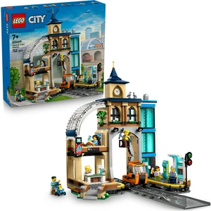 ® City Merkez Tren İstasyonu 60469 - 7 Yaş ve Üzeri Çocuklar için Yaratıcı Oyuncak Yapım Seti (752 Parça)
