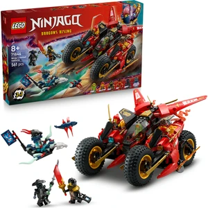 ® NINJAGO® Ninja Savaş Aracı 71844 - 8 Yaş ve Üzeri Çocuklar için Minifigür İçeren 3’ü 1 Arada Oyuncak Yapım Seti (561 Pr)