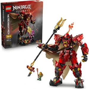 LEGO® NINJAGO® Ateş Şövalyesi Robotu 71846 - 14+  Çocuklar için Kai ve Balıkçı Minifigürleri İçeren Yaratıcı Oyuncak Yapım Seti (996P)