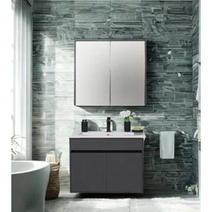 Sözcan Group Dicle Tk. (Asma Alt+Üst+Lavabo) Antrasit 80 cm