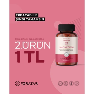 Magnezyum 3 lü Form (Bisglisinat, Sitrat, Malat) & Vitamin B2 , B3 , B6 - 60 Kapsül
