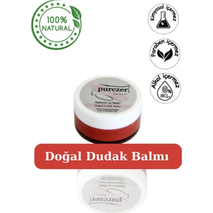 Purezer Natural Doğal Dudak Balmı / Lip Balm 10 ml