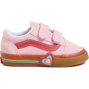 Old Skool V Heart Bebek Günlük Ayakkabı Vn000d4sbıy1 Pembe