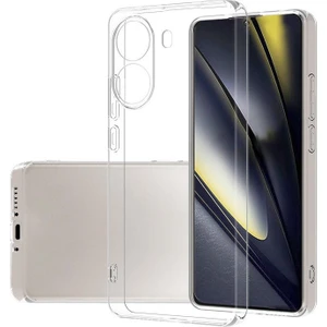 Xiaomi Poco X7 Pro Kılıf Kamera Korumalı Şeffaf Yumuşak Silikon Kılıf