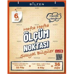Bilfen Yayınları 6. Sınıf Sosyal Bilimler Ölçüm Noktası Soru Bankası
