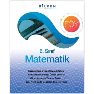 Bilfen Yayınları 6. Sınıf Matematik Föy