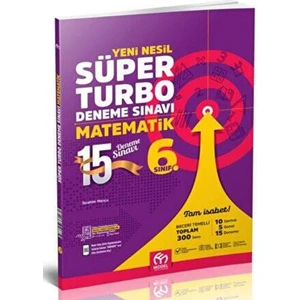 Model Eğitim Yayıncılık Yeni Nesil Süper 6 Sınıf Turbo Matematik Deneme