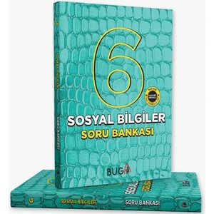 Buga Yayınları 6. Sınıf Sosyal Bilgiler Soru Bankası