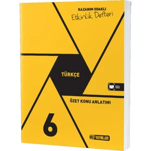 Hız Yayınları 6. Sınıf Türkçe Etkinlik Defteri