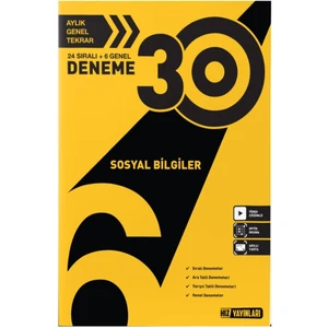 Hız Yayınları 6. Sınıf Sosyal Bilgiler 30 Deneme