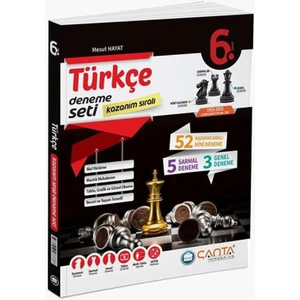 Çanta Yayınları 6. Sınıf Türkçe Kazanım Sıralı Deneme Seti