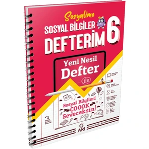 Arı Yayıncılık 6.Sınıf Sosyal Bilgiler Sosyalimo Defterim