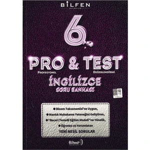 Bilfen Yayınları 6. Sınıf İngilizce Pro&Test Soru Bankası