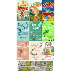 Çocuk ve Yetişkinler İçin 9 Kitap Set  (Matematik Öğreten Cetvel) - Funda Uçuk Er