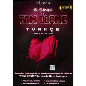 Bilfen Yayınları 6. Sınıf Türkçe Tam Ölçme 2020
