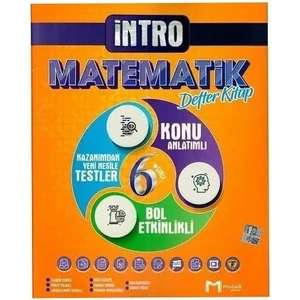 Mozaik Yayınları 6. Sınıf İntro 6 Matematik Defter Kitap
