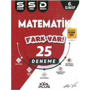 Kva Yayınları 6.Sınıf Matematik 25 Sistematik Sarmal Deneme