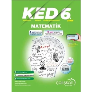 Çalışkan Yayınları 6. Sınıf Matematik Kazanım Ekseni Değerlendirme