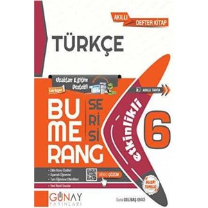 Günay Yayınları 6. Sınıf Yeni Bumerang Etkinlikli Türkçe