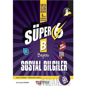 Nitelik Yayınları 6.Sınıf Yeni Nesil Süper Sosyal Bilgiler