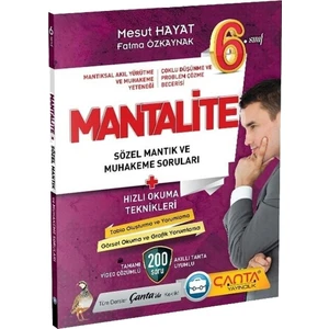 Çanta Yayınları 6. Sınıf Mantalite Sözel Mantık ve Muhakeme Soruları
