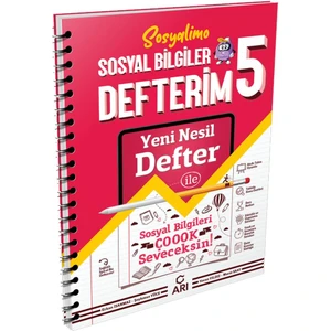 Arı Yayıncılık 5.Sınıf Sosyal Bilgiler Sosyalimo Defterim