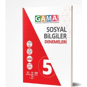 Gama Yayınları 5. Sınıf Orjin Sosyal Bilgiler 20 Denemeleri