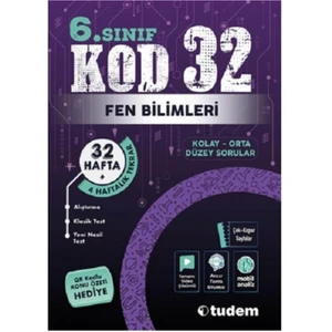 Tudem Yayınları Fen Bilimleri 6.Sınıf Kod 32