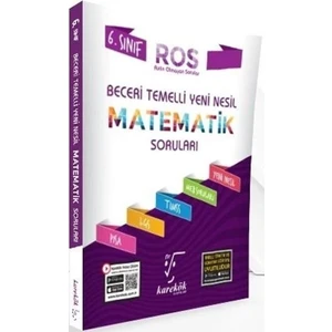 Karekök Yayıncılık  6. Sınıf Beceri Temelli Yeni Nesil Matematik Ros