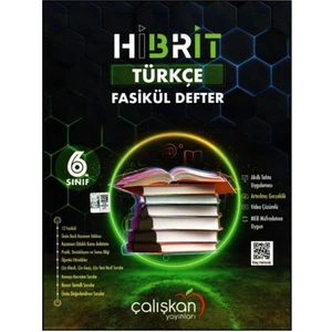 Çalışkan Yayınları 6. Sınıf Türkçe Hibrit Süper Defter