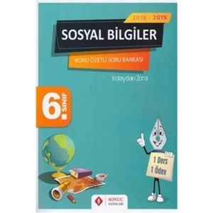 Sonuç Yayınları 6. Sınıf Sosyal Bilgiler Konu Özetli Soru Bankası