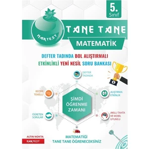 Nartest Yayınevi 5. Sınıf Yeşil Defter Tadında Tane Tane Matematik