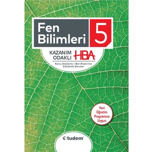 Tudem Yayınları 5. Sınıf Fen Bilimleri Kazanım Odaklı HBA