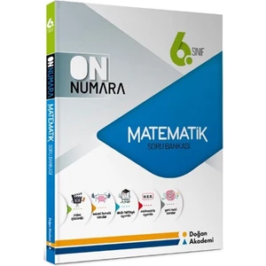 Doğan Akademi Yayınları 6.Sınıf On Numara Matrematik Soru Bankası 2021