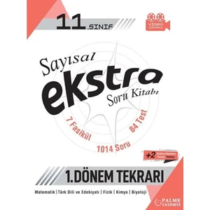 Palme Yayıncılık 11 . Sınıf Ekstra Soru Kitabı Sayısal ( 1.dönem )